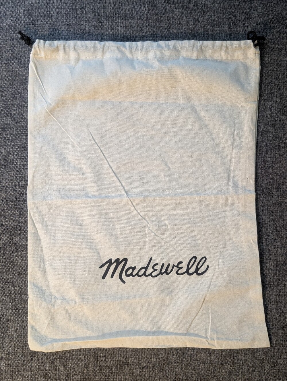 Madewell Cream Drawstring Dust Bag